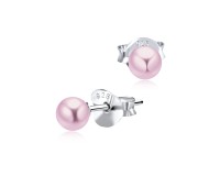 Stud Earring Plain Pearl STP-12